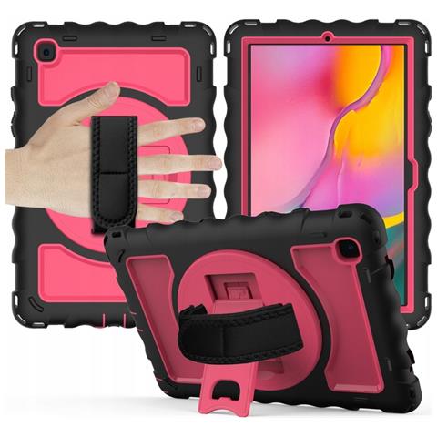 Custodia Per Ipad 9/8/7 10.2"" Con Supporto E Tracolla Rosa - Foto 1