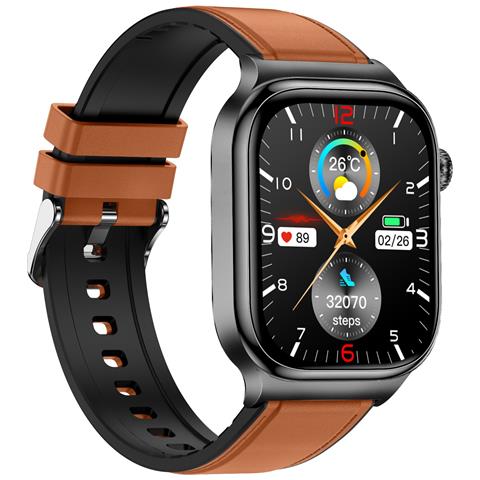 Smartwatch Amoled Ad Alta Risoluzione Da 2,04 Pollici Con Monitoraggio Della Salute Brown - Foto 1
