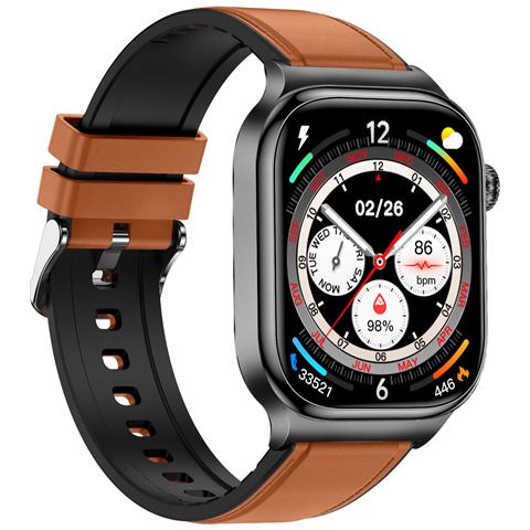 Smartwatch Amoled Ad Alta Risoluzione Da 2,04 Pollici Con Monitoraggio Della Salute Brown - Foto 7