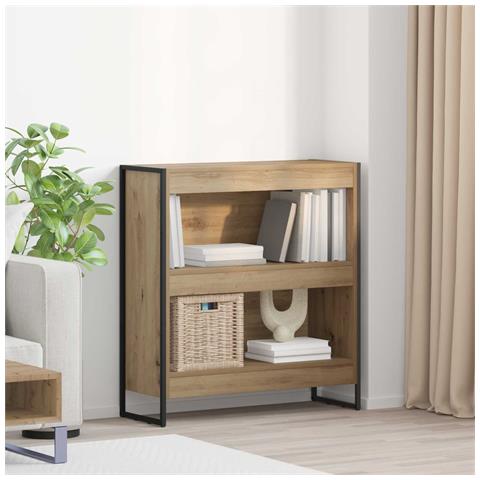 Armadio per Libri Rovere Artigianale 80 x 30 x 155 cm - Foto 2