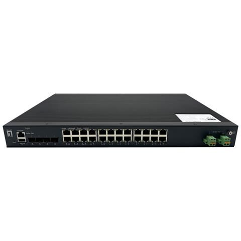 IXP-2871 switch di rete Gestito L2+ Gigabit Ethernet (10/100/1000) Supporto Power over Ethernet (PoE) Nero - Foto 1