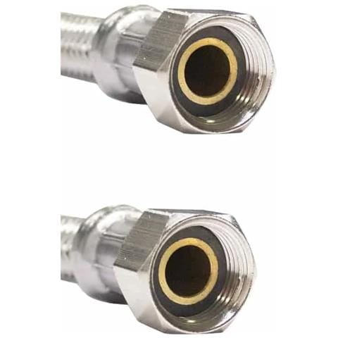 Tubo Flessibile Blindato 3/4  Certificato Dvgw  Acciaio Inox  300mm - Foto 2