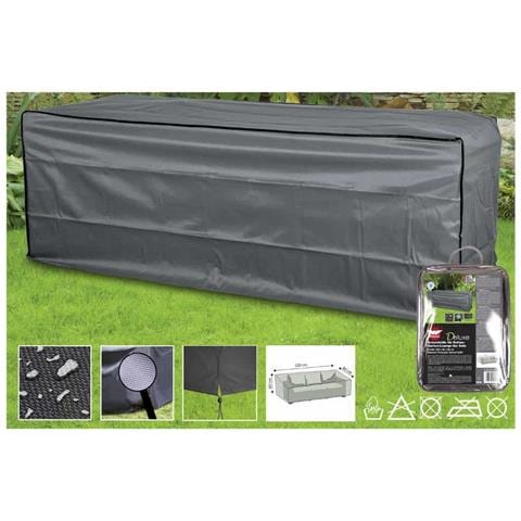 Copertura Per Mobili Da Giardino  Divano Rattan 3 Posti Deluxe  Telo Impermeabile 220x80x80 - Foto 1