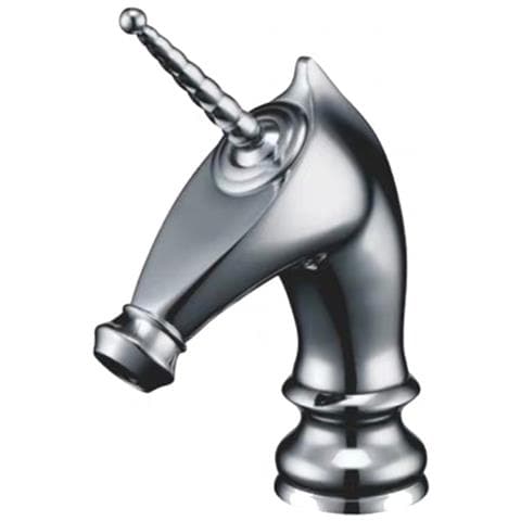 Rubinetto per lavabo da bagno, Blackswan, tipo M282 Unicorn, modello corto cromato, misura 20 cm - Foto 1