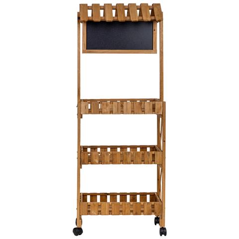 Espositore In Legno Con 3 Vassoi 56x32x148h Cm - Foto 2