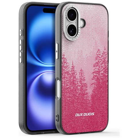 Cover per iPhone 17 - TPU+PC+Pelle /PU, Rosso, MagSafe - Foto 1