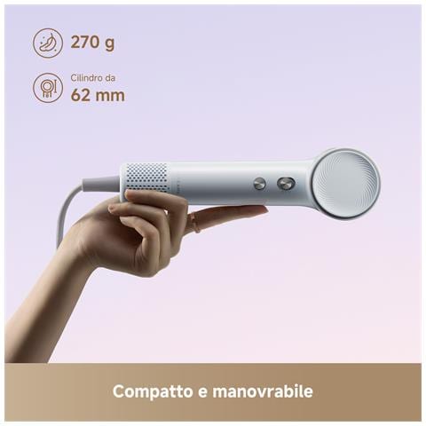 Dreame Mini Flow, 100000 Giri/min, 70 m/s, 58 dB, Bianco, 1,8 m, 1200 W - Foto 2