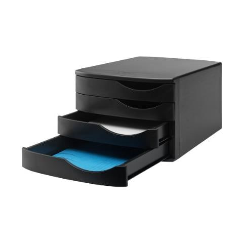 Cassettiera Re-Solution - 30x37,5x21,6 cm - nero - 2686374299 - Foto 1