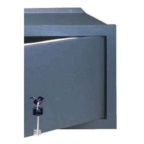 Cassaforte Cisa a chiave con 2 catenacci cm 31x19x20 - Foto 3