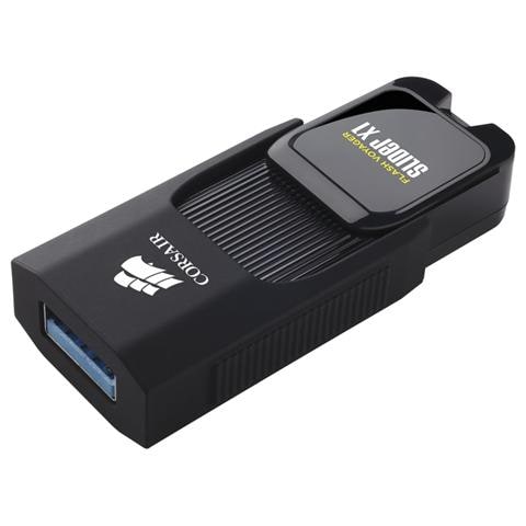 Chiavetta Usb Voyager Slider X1 128GB, 128 GB, USB 3.0, 130 MB / s, Slide, Nero, 40G - Foto 1