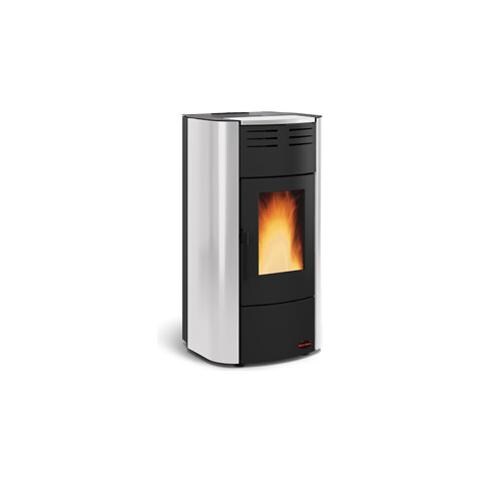 Stufa a Pellet Raffaella Idro 5.3-18.8 kW 540 m³ Riscaldabili Argento - Foto 1