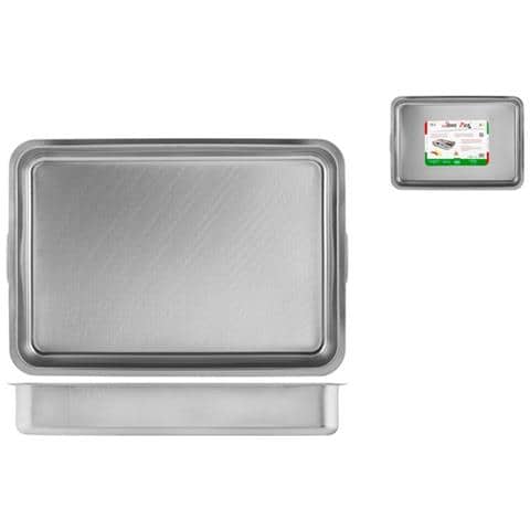 Rosticcera Non Stick In Acciaio Inox Cm 40x28x7h - Foto 5