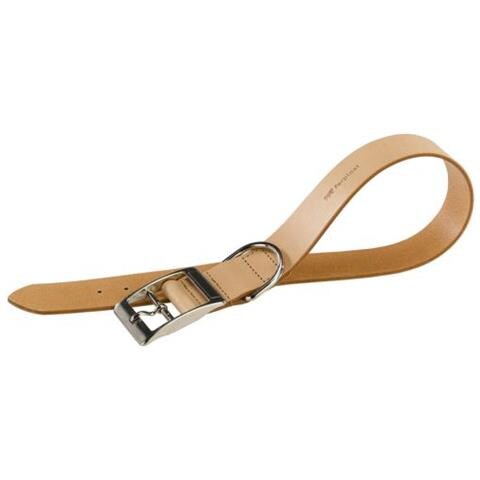 Natural Collare Cuoio Naturale C40/63= A: 55÷63 Cm - B: 40 Mm - Foto 4