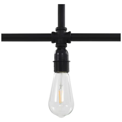 Lampadario Nero per 3 Lampadine E27 - Foto 2
