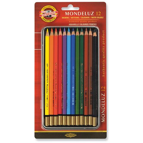 Astuccio 12 pastelli colorati Mondeluz H3722BL - Foto 1