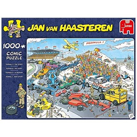 Jan Van Haasteren Formula 1 The Start 1000 Pcs Puzzle 1000 Pz Fumetti - Foto 2