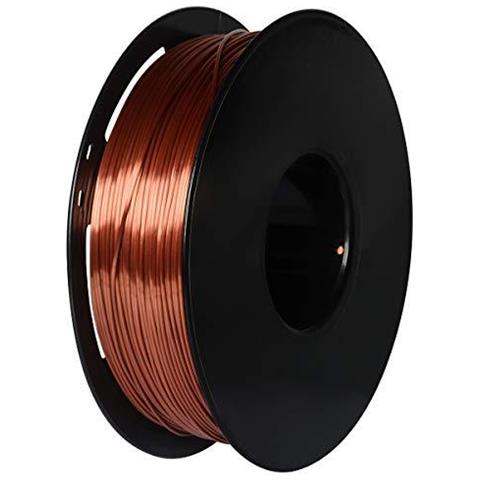Pla Filamento 175 Millimetri Seta Rame Stampante 3d Pla Filamento 1kg Spool - Foto 2