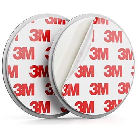 1x Magnetica Fumo Monte Rivelatore Di Attacco Magnetico Rivelatore Di Fumo Autoadesivo Magnetico Di Fissaggio Adesiva Diametro 65 Millimetri Di Superficie - Foto 1