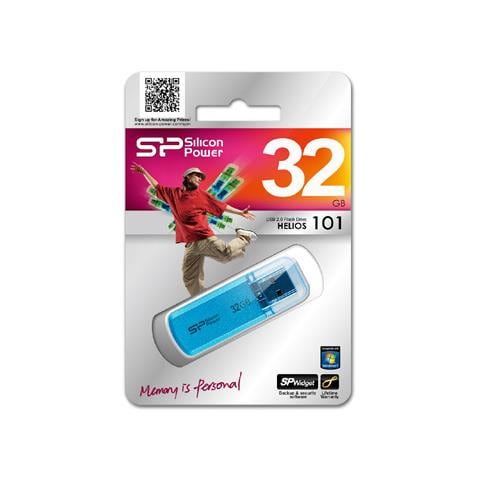 32GB Helios 101, USB 2.0, Type-A, 0 - 70 °C, -40 - 85 °C, Cuffia, Blu - Foto 1