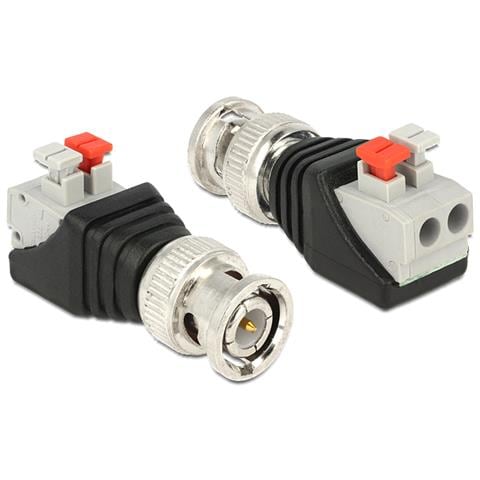 65525, BNC, Maschio, Nero, Argento, Sacchetto di politene - Foto 1