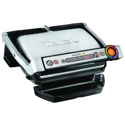 OptiGrill GC716D Grill Da tavolo Elettrico Nero, Metallico 2000W barbecue e bistecchiera - Foto 1