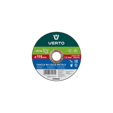 Verto Disco Da Taglio Per Metallo 115x22,2x1,5mm En12413, 41 A46-t-bf - Foto 1