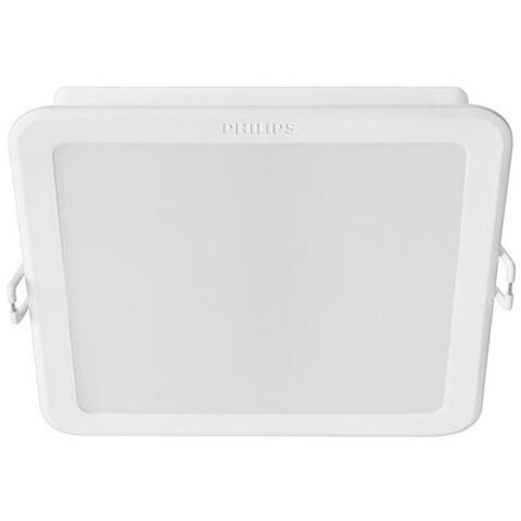 Downlight Led Quadrato 13w Slim Meson Foro 125x125 Mm Bianco Caldo 3000k 47x140x140 Mm - Foto 1