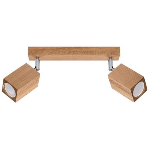 Applique Da Soffitto In Legno Keke 2 Legno 200x50x300 Mm Legno - Foto 11