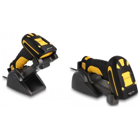 Scanner industriale di codici a barre 1D e 2D per 433 MHz o Bluetooth con stazione di ricarica induttiva - Foto 5