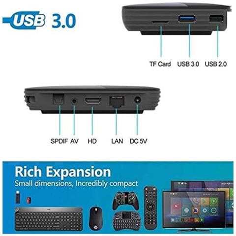 Decoder Tv Box Android 9.0 4gb 128gb Usb Lan Micro Sd Spdif Hdmi - Foto 2