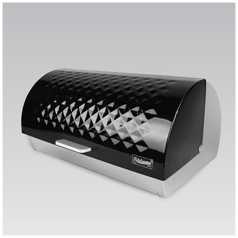Portapane Mr-1676-black Nero Acciaio Inossidabile 38,5 X 39 X 25,5 Cm - Foto 1