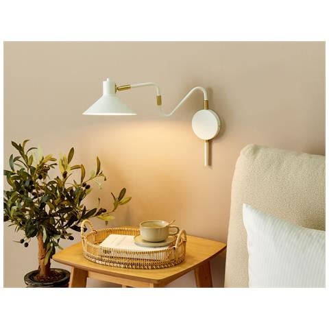 Applique Baliem Regolabile Metallo Bianco - Foto 1