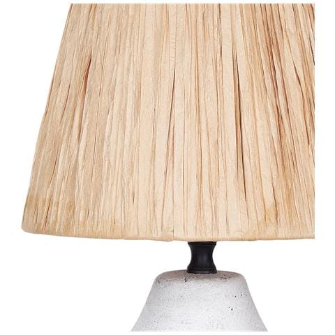 Set Di 2 Lampade Da Tavolo Arwadito Ceramica Bianco Sporco - Foto 2