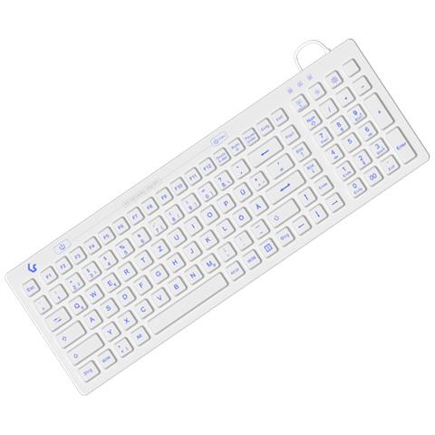 Tastiera Cablato KSK-6031INEL-Wh(DE)  (Layout Tedesco) Colore Bianco - Foto 1