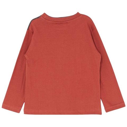 T-shirt hp21-1458a bordeaux-2a Ragazzo - Foto 3