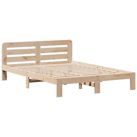 Letto Senza Materasso 120x190 Cm In Legno Massello Di Pino - Foto 3