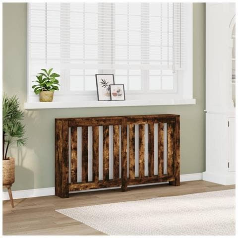 Copertura Termosifone Rovere Fumo 149x20x82cm Legno Multistrato - Foto 1