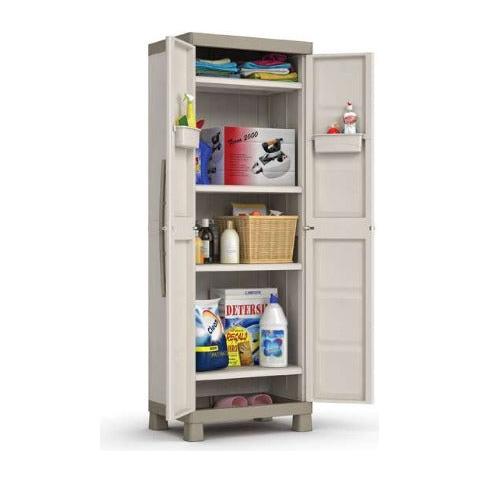 Armadio Tuttopiani In Resina Da Esterno O Interno Con 4 Ripiani Regolabili Excellence Keter - Foto 2