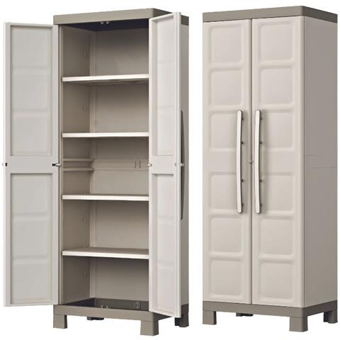 Armadio Tuttopiani In Resina Da Esterno O Interno Con 4 Ripiani Regolabili Excellence Keter - Foto 7