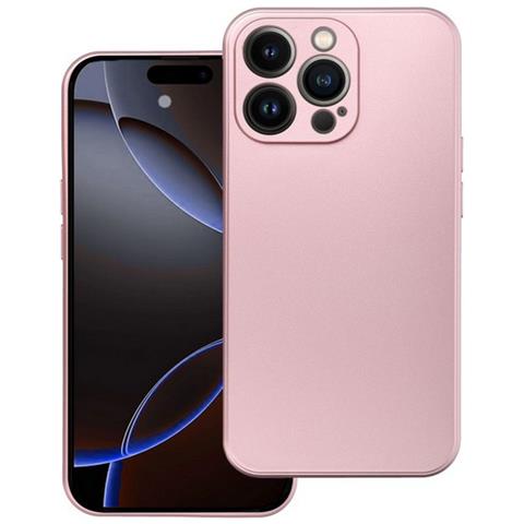 Custodia Tpu Silicone Cover Case Per Apple Iphone 16 Pro Max Rosa - Foto 1