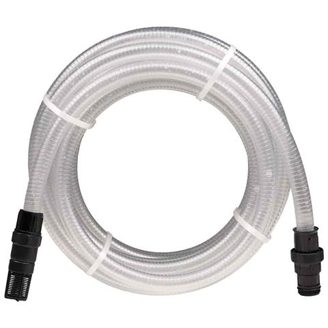 Tubo Aspirazione Con Connettori In Pvc Trasparente 1"" 10 M Pvc - Foto 1