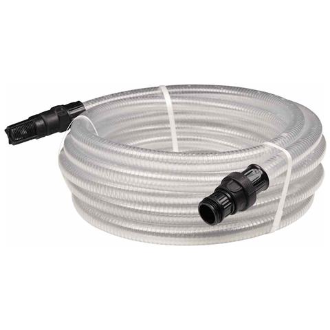 Tubo Aspirazione Con Connettori In Pvc Trasparente 1"" 10 M Pvc - Foto 2