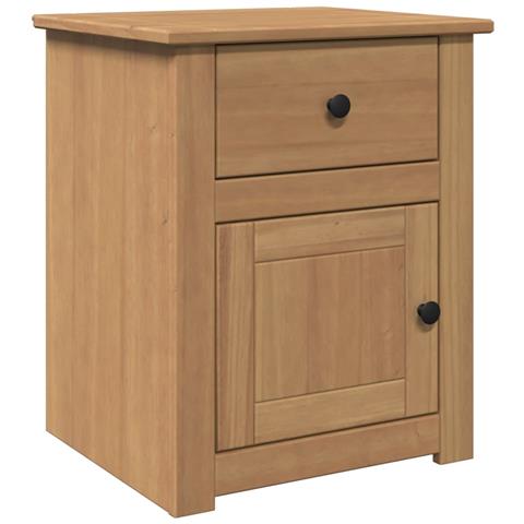 Comodino Panama 46x40x57 Cm In Legno Massello Di Pino - Foto 2