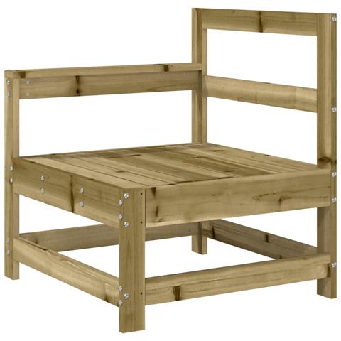 Set Salotto Da Giardino 6 Pz In Legno Impregnato Di Pino - Foto 3