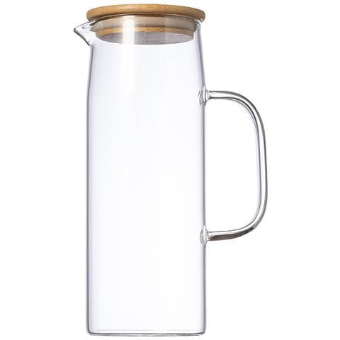 Brocca In Borosilicato 1,25 L 8,8x8,8x24,2 Cm. Colore Trasparente - Foto 1
