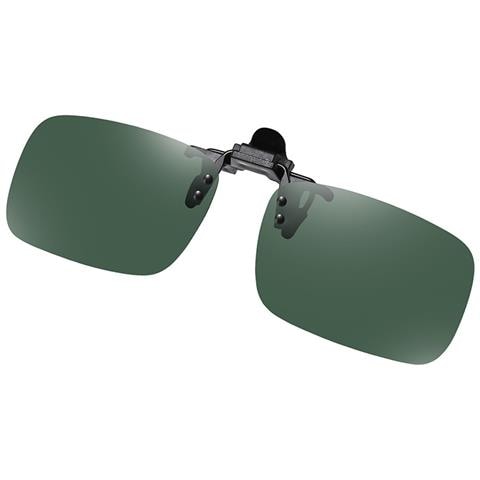 Occhiali Da Sole Polarizzati Clip-on - Specchio Taglia Media Darkgreen - Foto 1