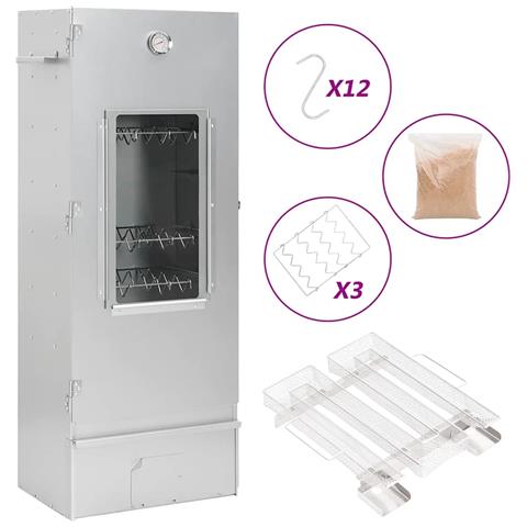 Forno Affumicatore BBQ Generatore Fumo Freddo Acciaio Zincato - Foto 1