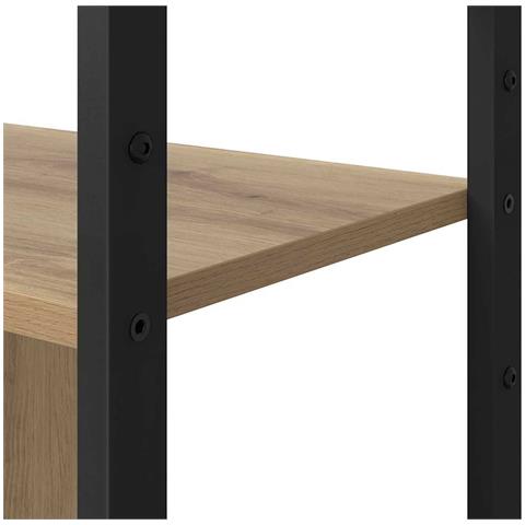 Libreria rovere artigianale 80 x 30 x 155.5 cm - Foto 9