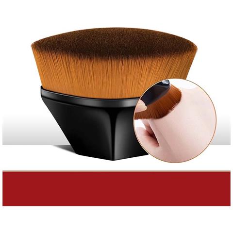 Pennello Magico Per Fondotinta: Applicazione Impeccabile E Senza Strisce Con Setole Morbide Black - Foto 2
