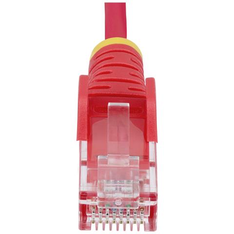 Cavo Ethernet CAT6 Rossa da 15m; Patch UTP con Plug RJ45 Antigroviglio e Rilievi di Trazione, Cavo Lan Slim in Rame Puro 28AWG, Sottoposto a test Fluke - Foto 5